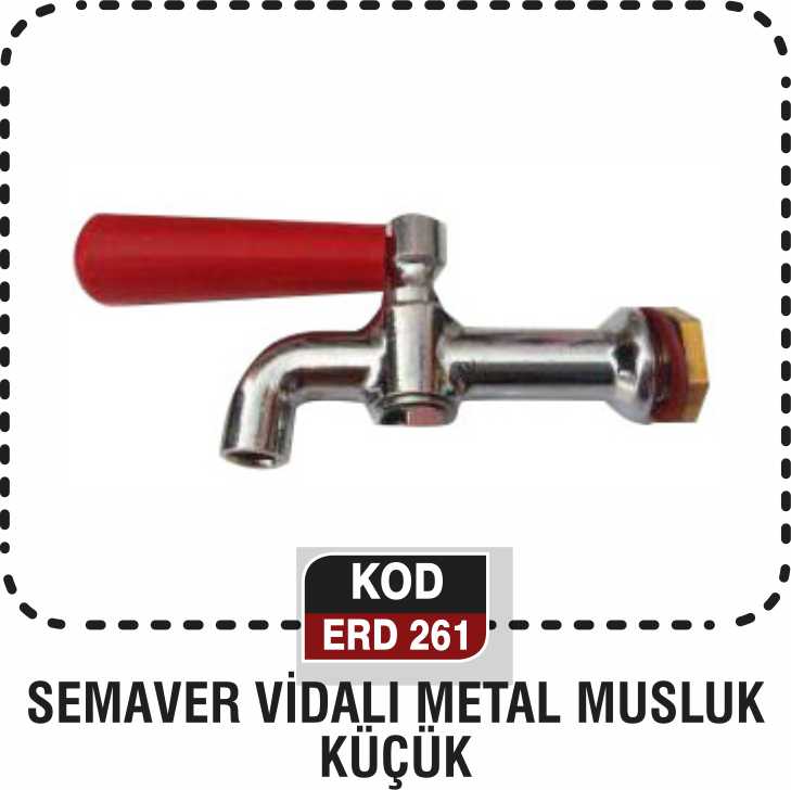 SEMAVER VİDALI METAL MUSLUK KÜÇÜK ERD 261